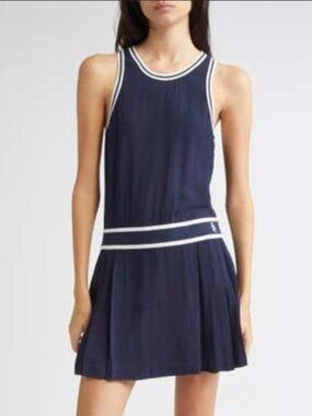 SPORTY & RICH Phoebe Mini Tennis Dress Size L New w/ defects